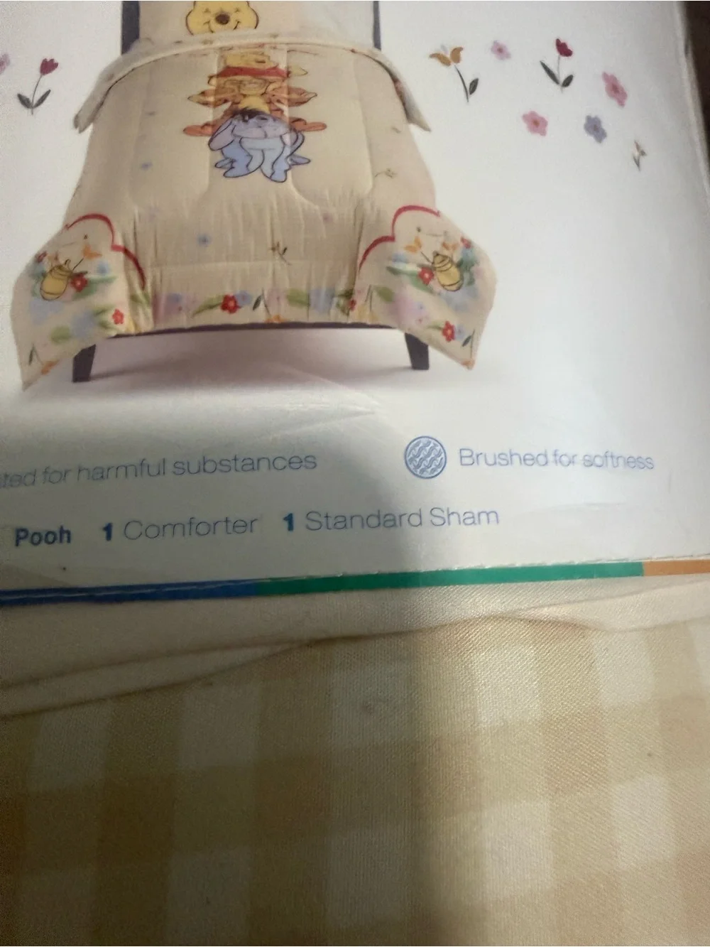 Children's Cream Winnie-the-Pooh Comforter Set